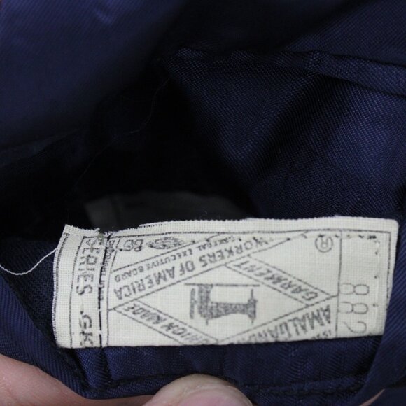 Hart Schaffner & Marx Blazer Jacket Mens Large Multicolor Plaid Two Button Front - Picture 8 of 11